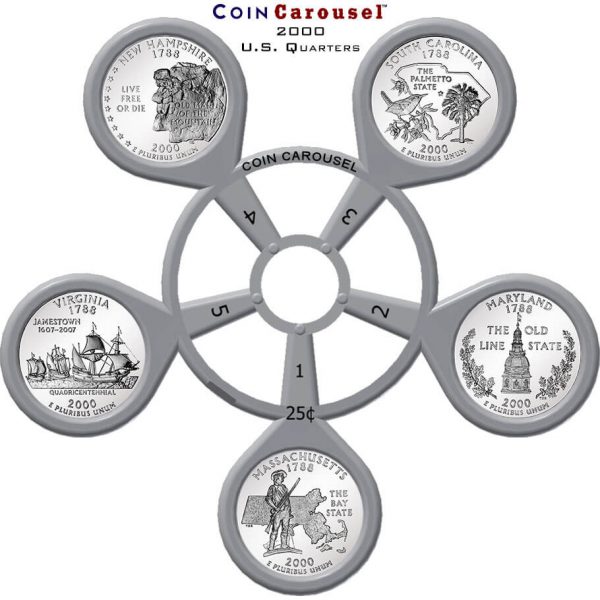 2000 50 State Quarter Coin Carousel