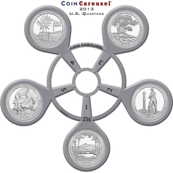 2013 America The Beautiful Quarter Coin Carousel