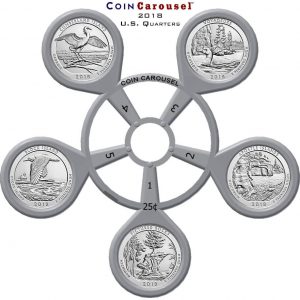 2018 America The Beautiful Quarter Coin Carousel